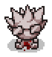 The marked skull for Corpse's bloody rooms; Minichibi's character.