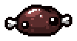 Meatwad's appearance in Flooded Caves.