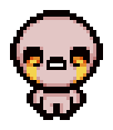 Isaac's appearance while holding Cursed Urn or Shattered Cursed Urn.