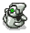 Arcade's marked skull; Sbody's avatar.