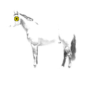 Delirium, turned into a Horse.