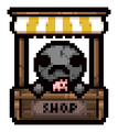 A Portable Shop inside the Shop room or floor in Greed Mode.