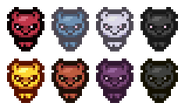 Appearance of various Fiend Minions created by different heart types.
