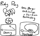 Early concept art of Roly Polies.