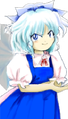 Easter egg found in Chirumiru's costume's spritesheet: Cirno from Touhou Project.