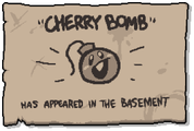 Cherry Bomb's achievement unlock card.