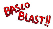 Unused "Basco Blast!!" splash text.